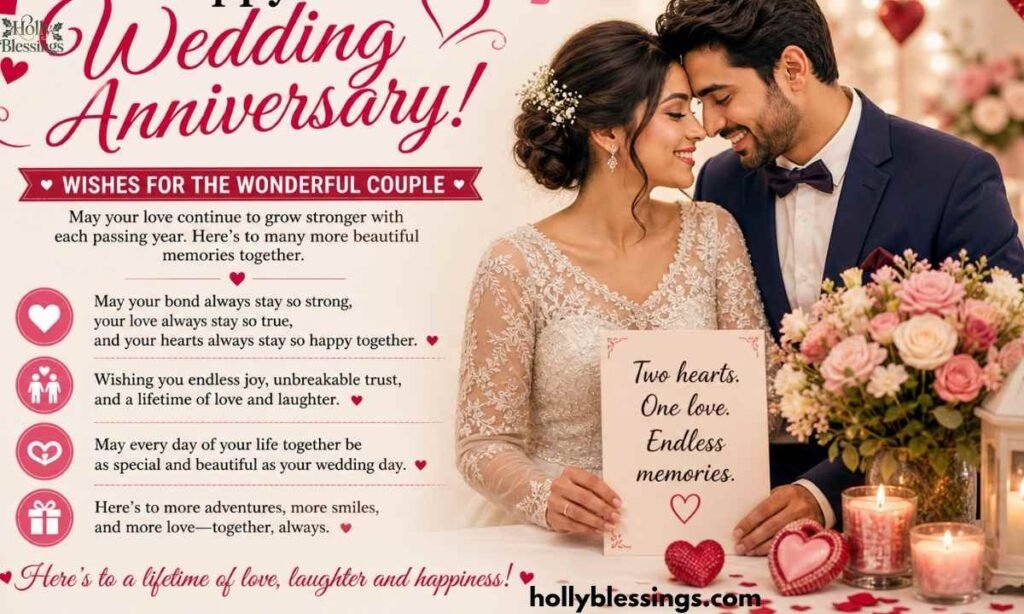 Wedding Anniversary Wishes for Couple