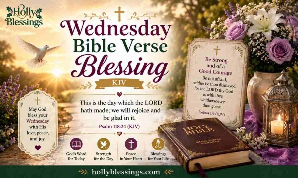 Wednesday Bible Verse Blessing KJV