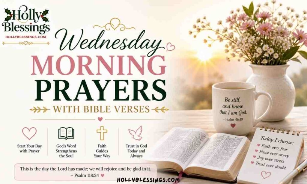 Wednesday Morning Prayers with Bible Verses