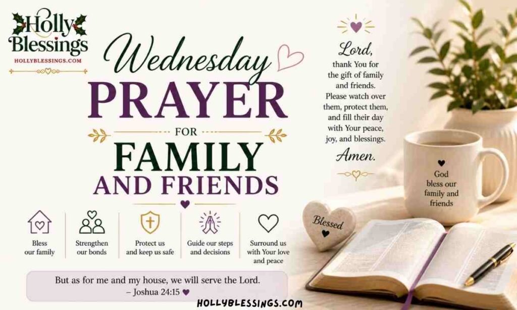 Wednesday Prayer for Family and Friends