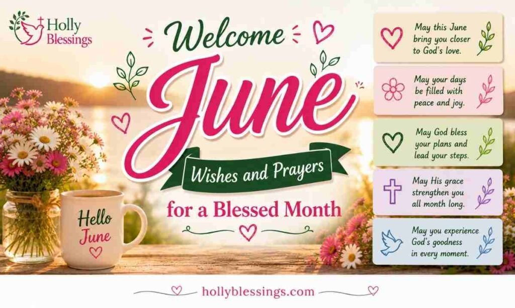 Welcome June Wishes and Prayers for a Blessed Month