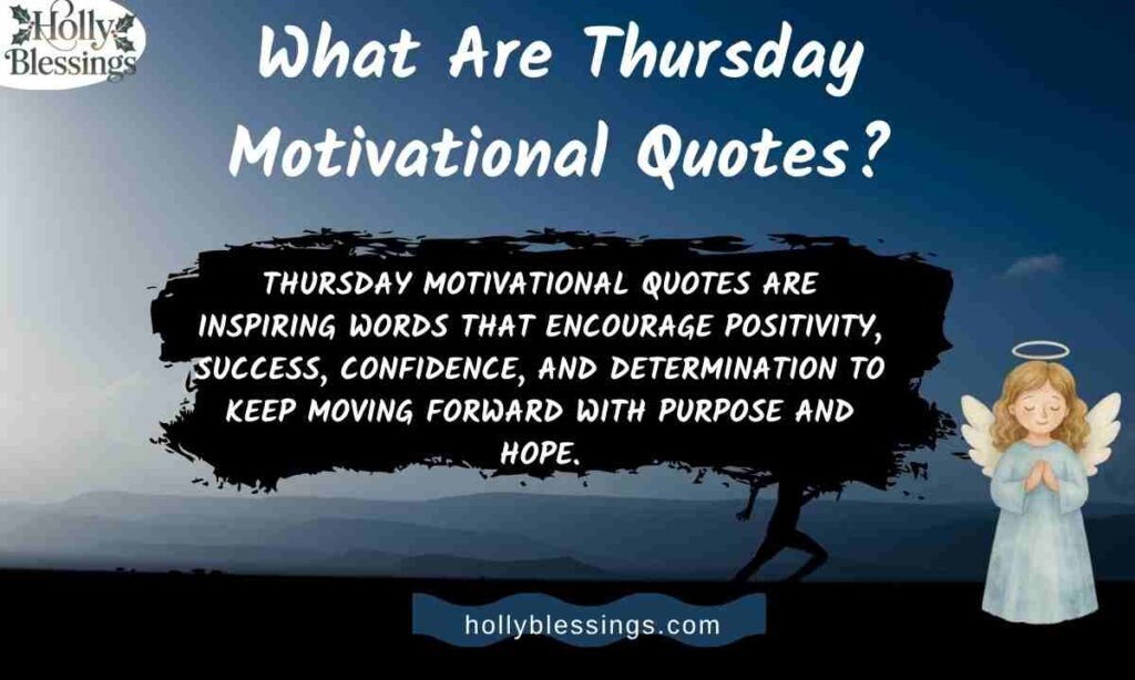 What Are Thursday Motivational Quotes?