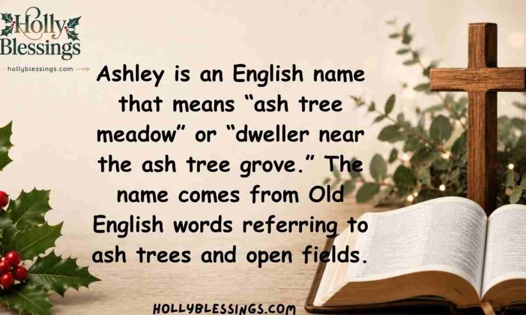 What Does the Name Ashley Mean?