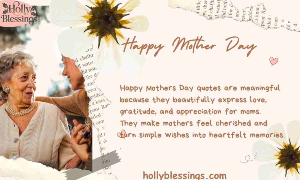 Why Happy Mothers Day Quotes Are So Meaningful