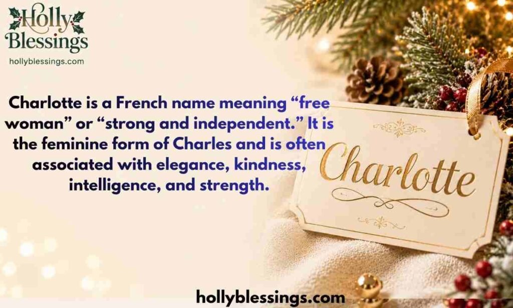 charlotte name meaning