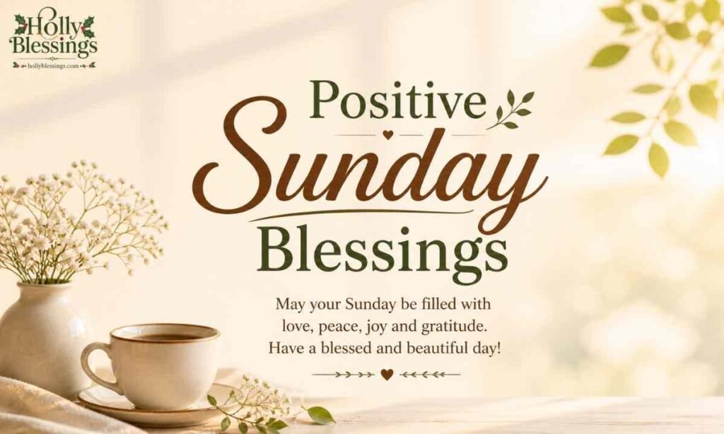 Positive Sunday Blessings