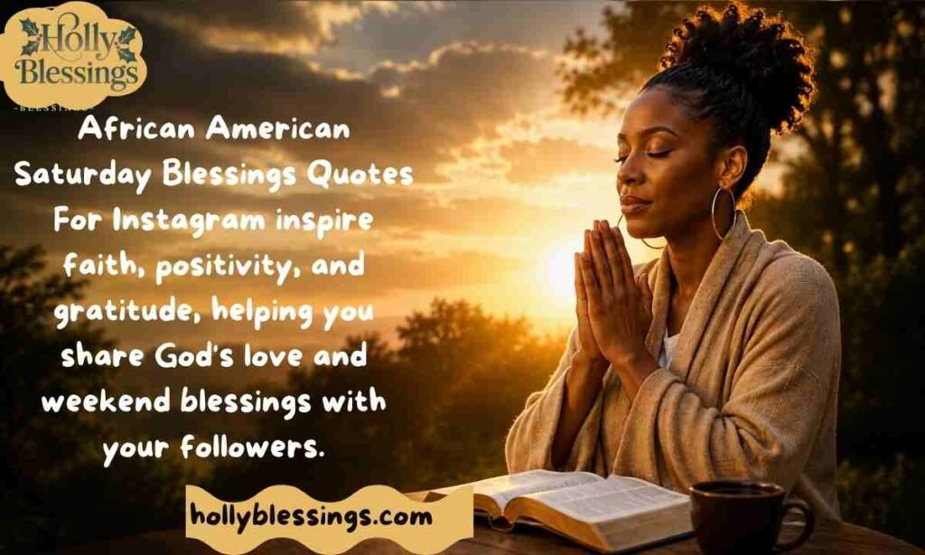 African American Saturday Blessings Quotes For Instagram