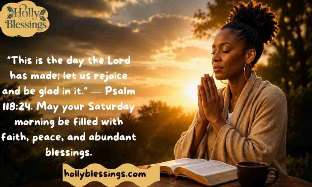African American Saturday Morning Blessings and Quotes Bible Verse