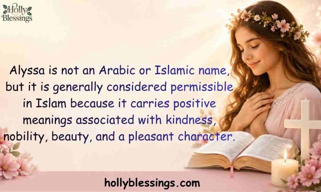 Alyssa Name Meaning in Islam