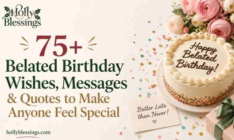 Belated Birthday Wishes