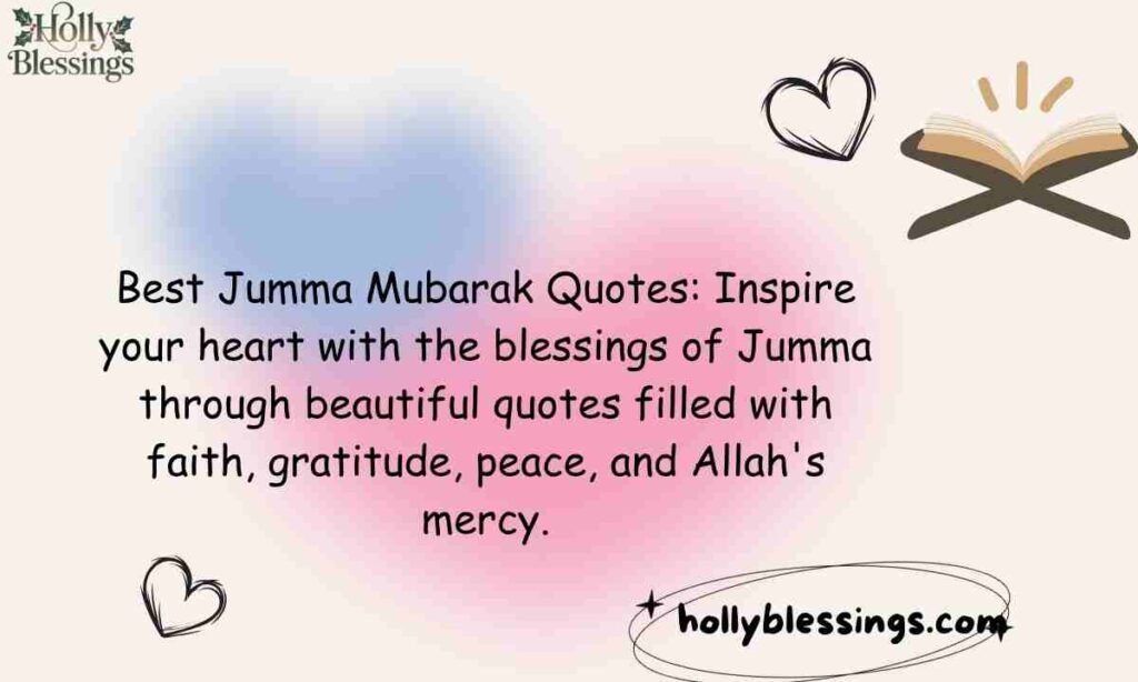Best Jumma Mubarak Quotes