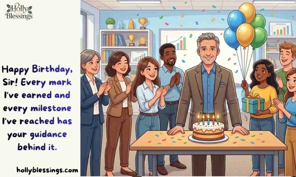 Birthday Wishes for Sir from Student