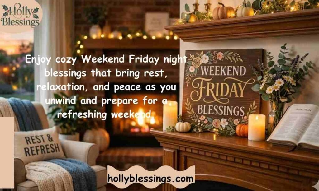 Cozy Weekend Friday Night Blessings for Rest and Relaxation
