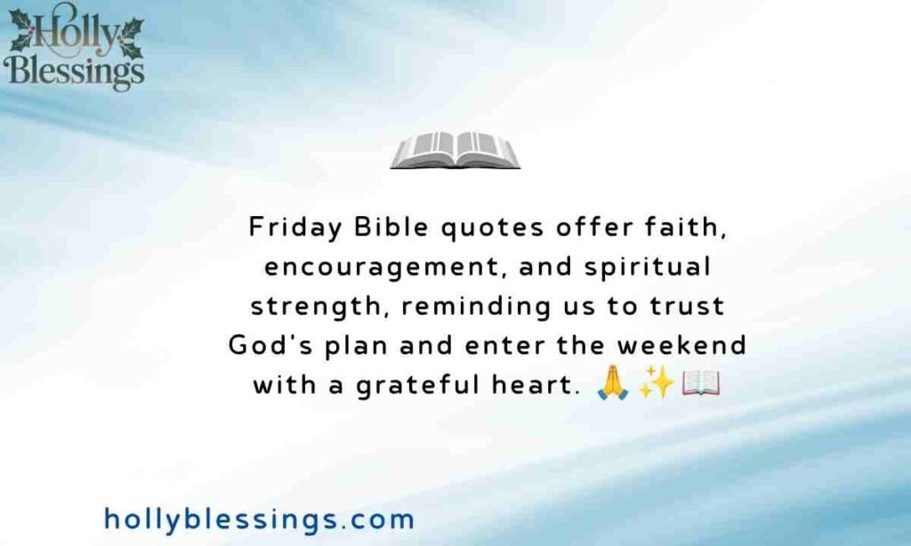 Friday Quotes Bible
