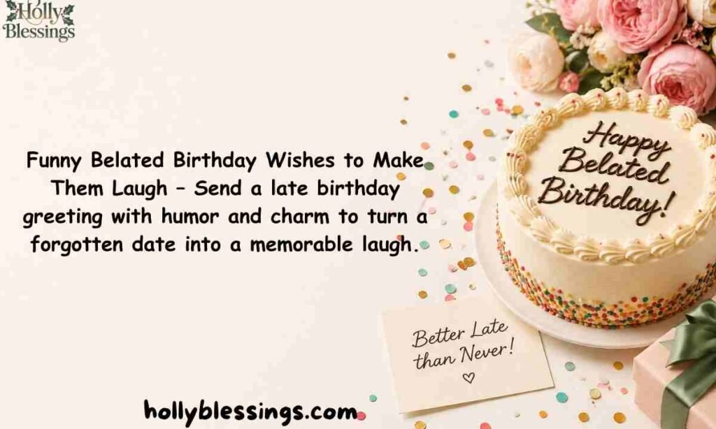 Funny Belated Birthday Wishes to Make Them Laugh