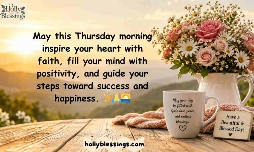 Good Morning Thursday Inspirational Blessings