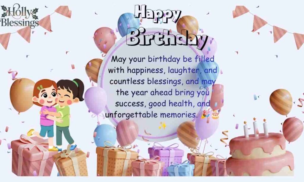 Happy Birthday Blessings and Wishes for a Friend