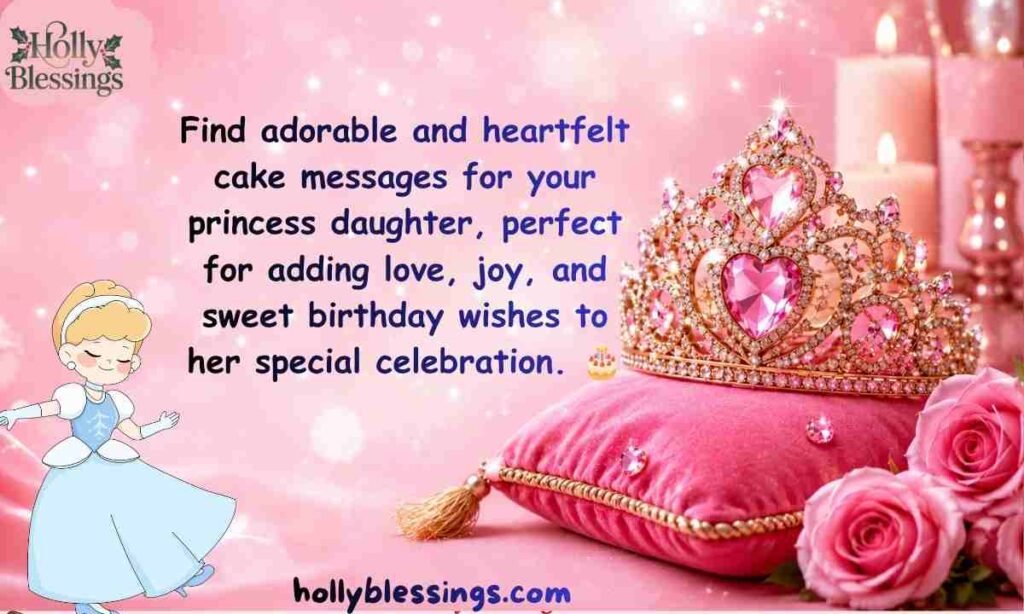 Happy Birthday My Princess Daughter Cake Messages