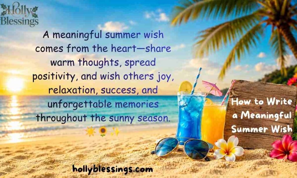 How to Write a Meaningful Summer Wish