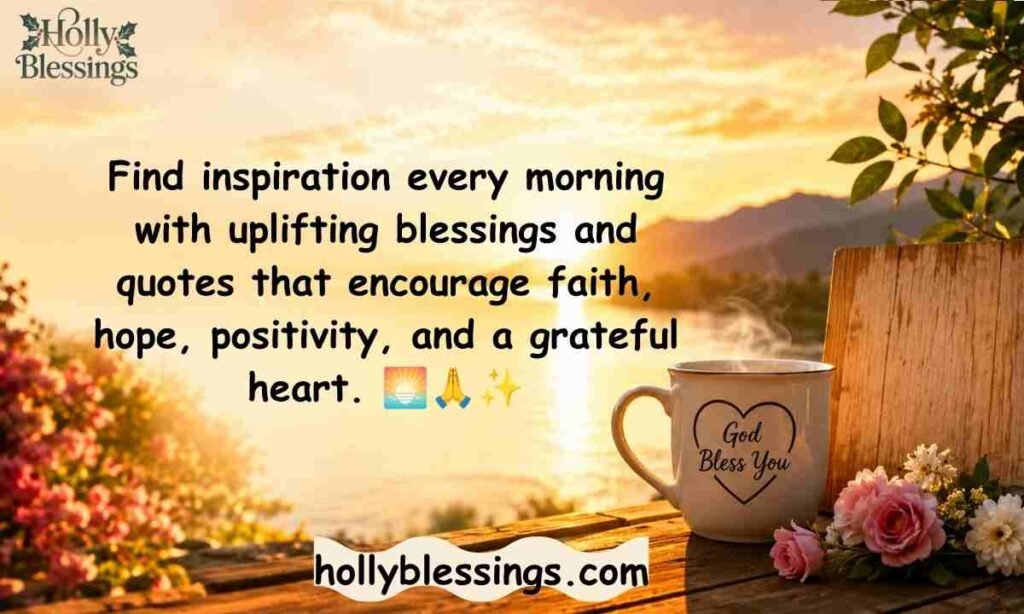 Inspirational Good Morning Blessings and Quotes