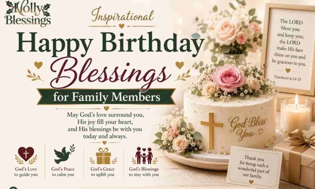 Inspirational Happy Birthday Blessings for Family Members