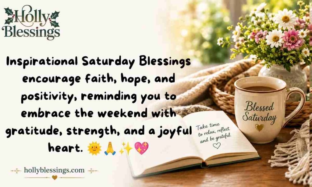 Inspirational Saturday Blessings