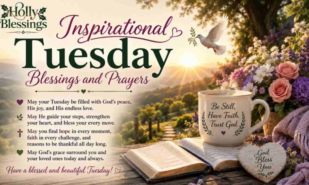 Inspirational Tuesday Blessings and Prayers for Strength and Success