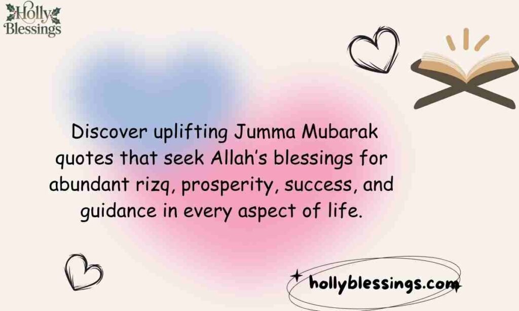 Jumma Mubarak Quotes for Rizq and Success