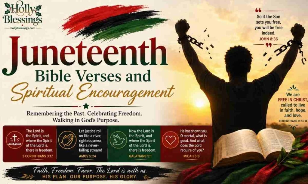 Juneteenth Bible Verses and Spiritual Encouragement