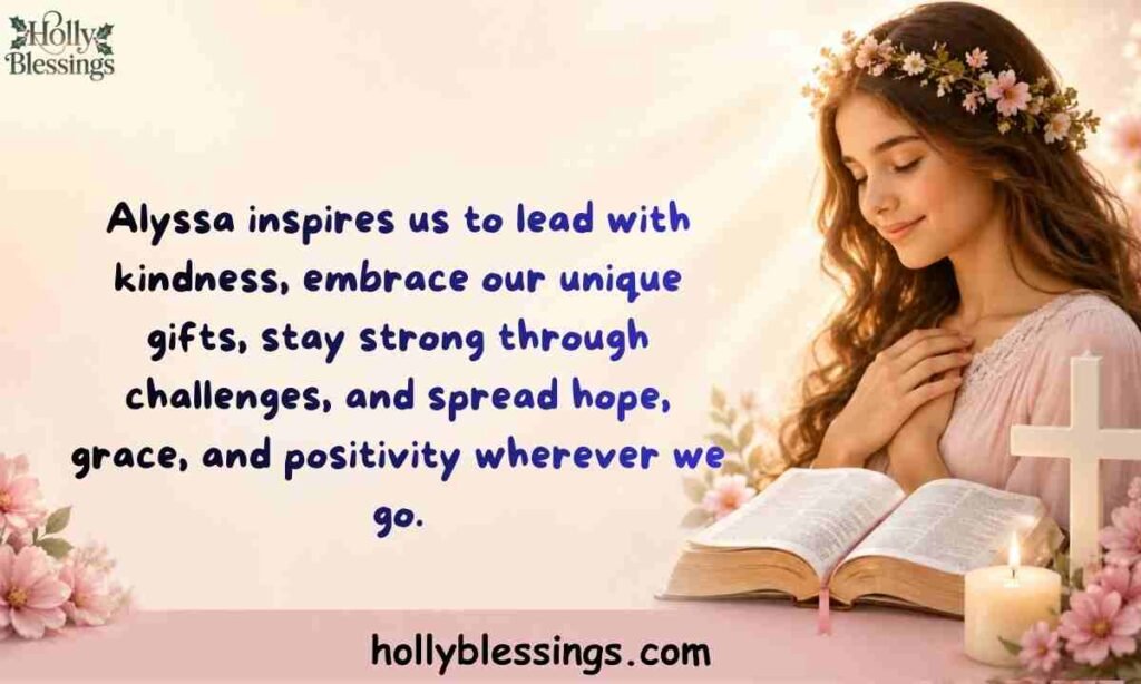 Life Lessons and Inspirational Meaning of Alyssa