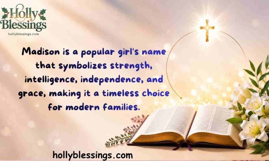 Madison Meaning for Girls