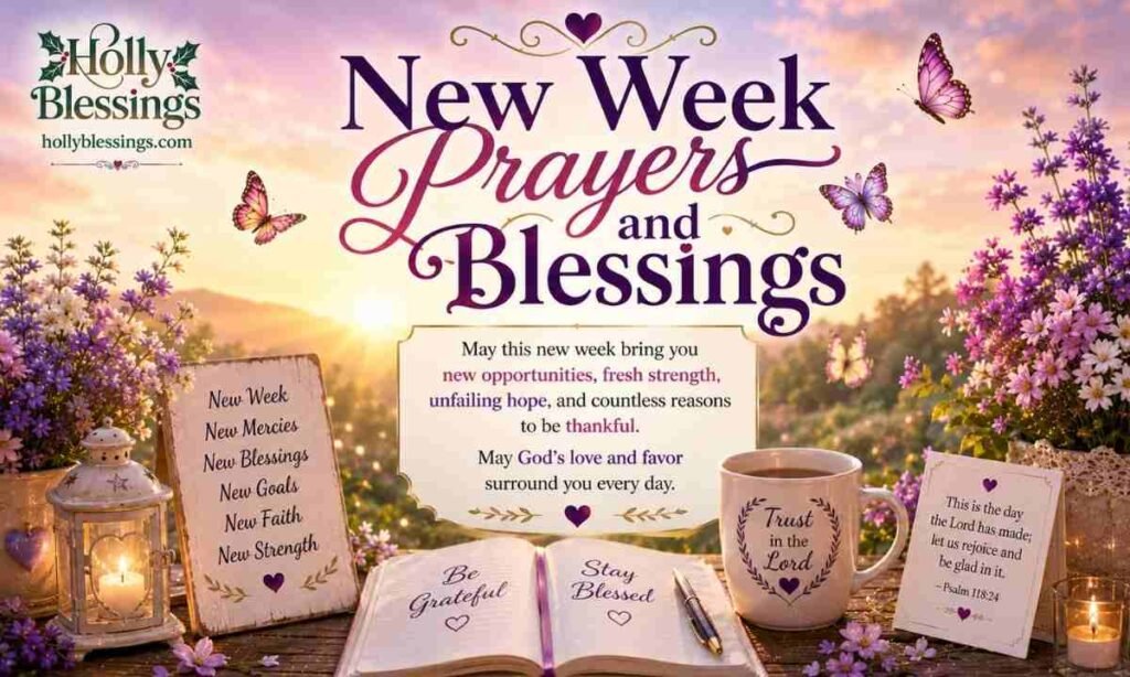 New Week Prayers and Blessings