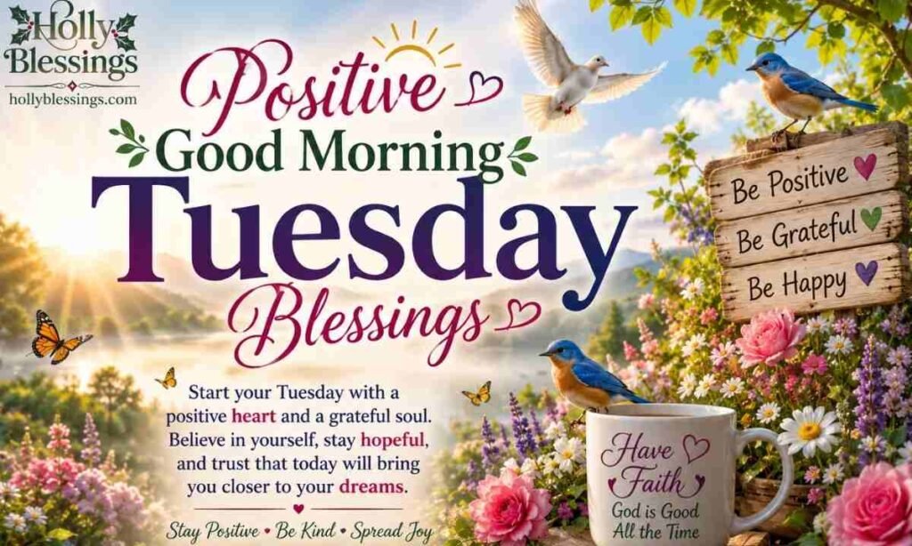 Positive Good Morning Tuesday Blessings
