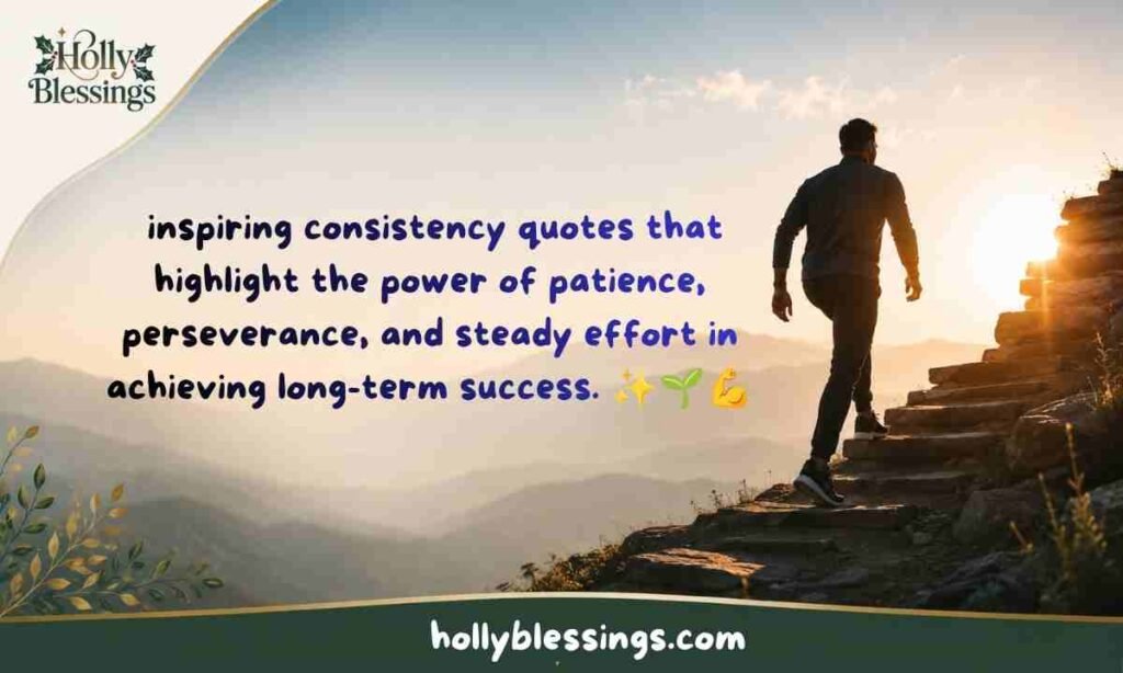 Quotes About Consistency That Teach Patience and Persistence
