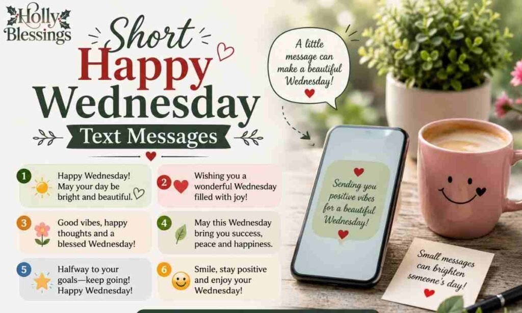 Short Happy Wednesday Text Messages