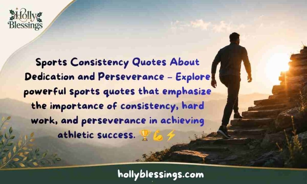 Sports Consistency Quotes About Dedication and Perseverance