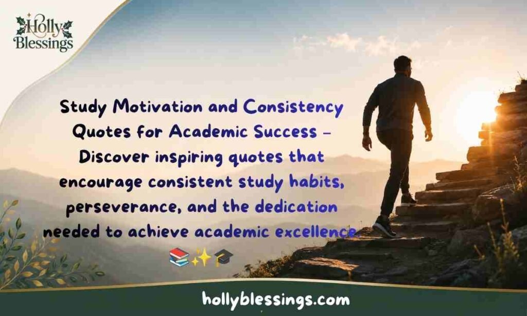 Study Motivation and Consistency Quotes for Academic Success