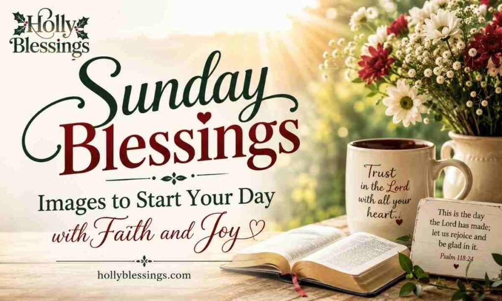 Sunday Blessings Images to Start Your Day with Faith and Joy