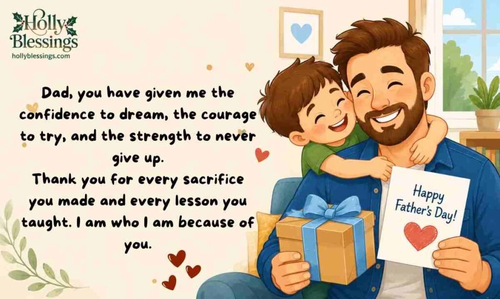 Thank You Messages for Dad on Father's Day
