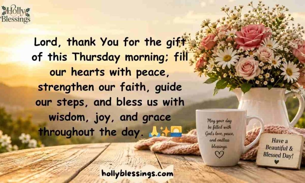 Thursday Morning Prayers and Blessings