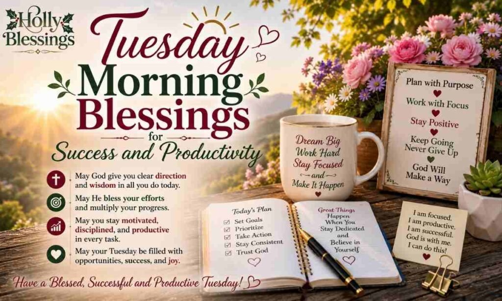 Tuesday Morning Blessings for Success and Productivity