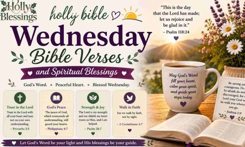 Wednesday Bible Verses and Spiritual Blessings