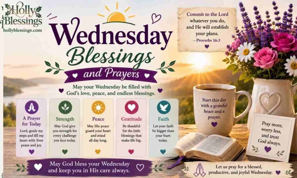 Wednesday Blessings and Prayers Images