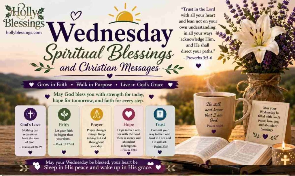 Wednesday Spiritual Blessings and Christian Messages