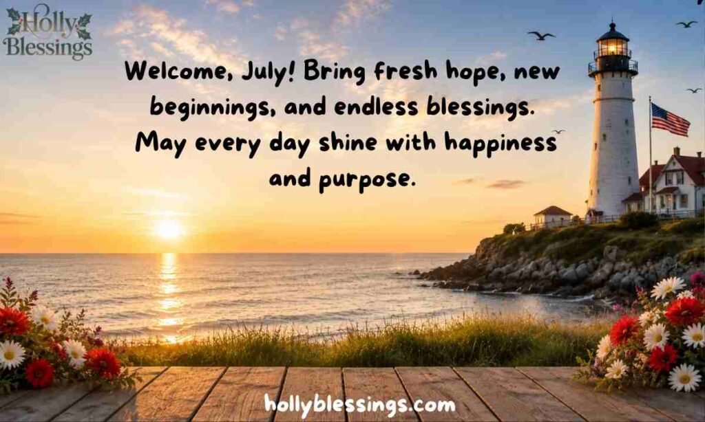 Welcome July Quotes