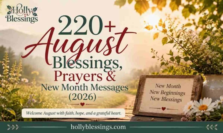 August Blessings