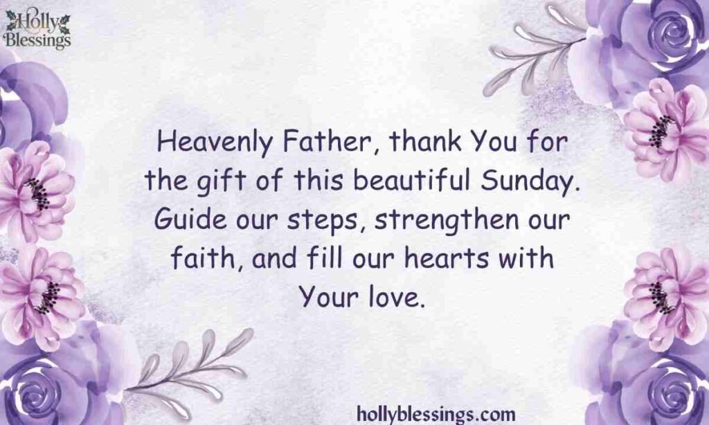 Best Sunday Morning Prayer Messages