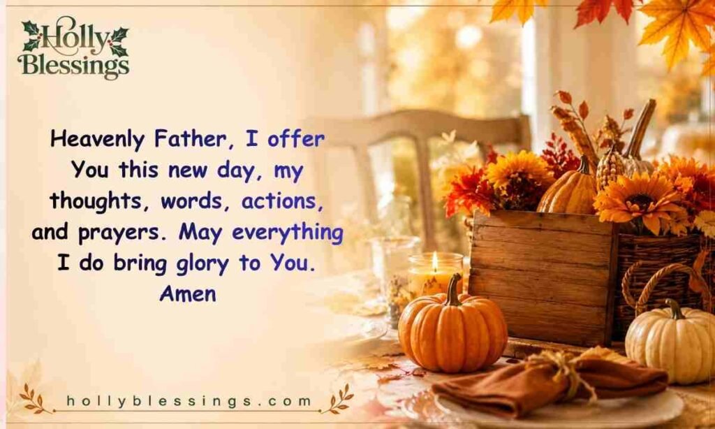 Catholic Morning Offering Prayer