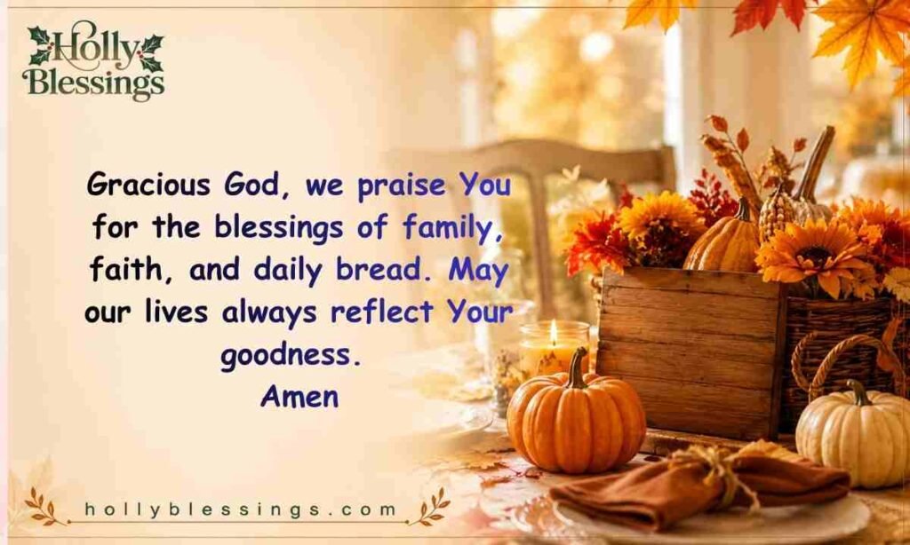 Catholic Thanksgiving Prayers