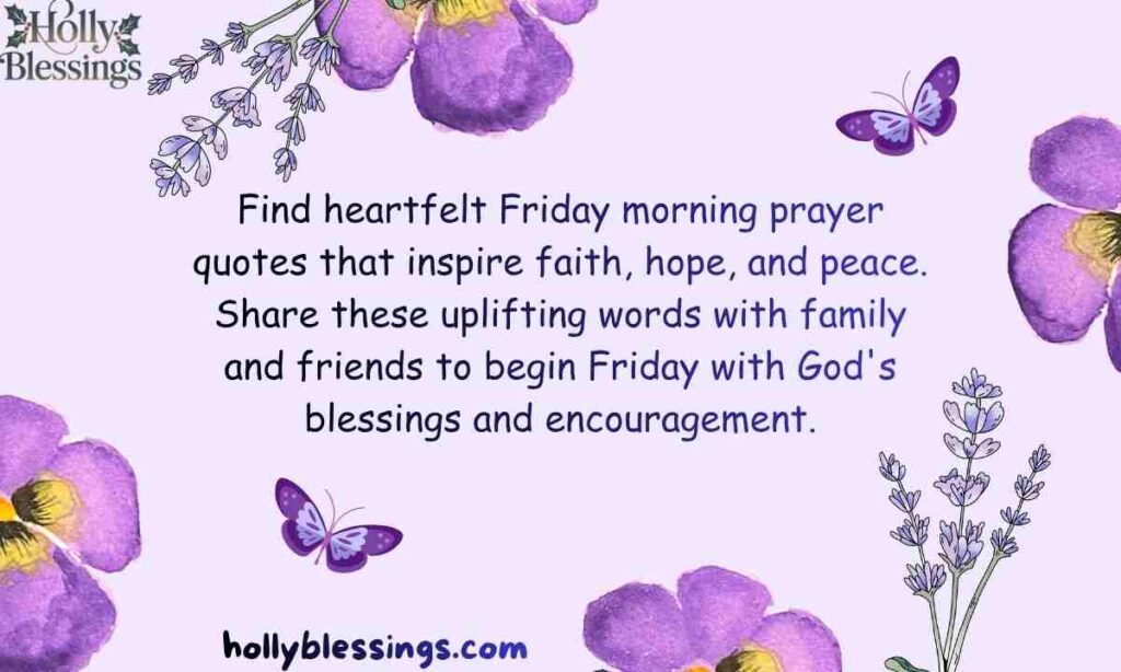 Friday Morning Prayer Quotes